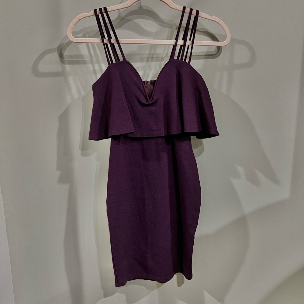 Purple Bodycon Dress